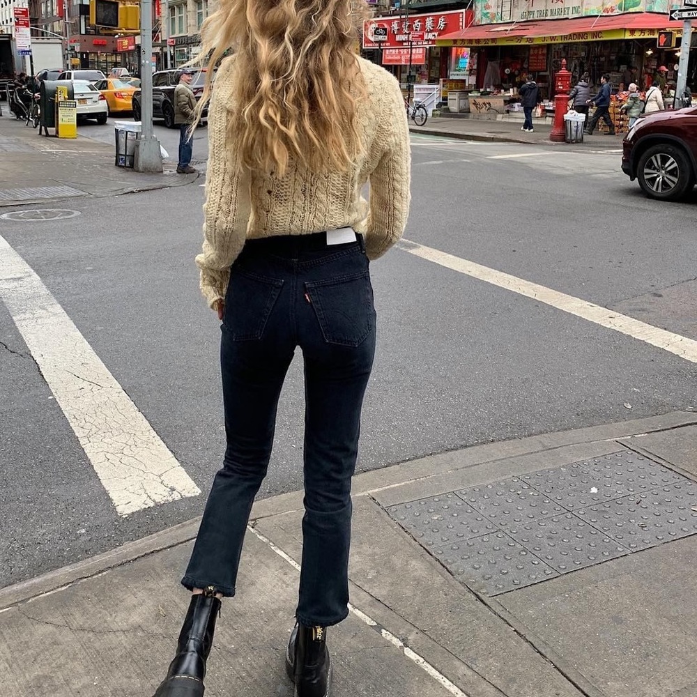 Originals High Rise Ankle Crop by RE/DONE Levis